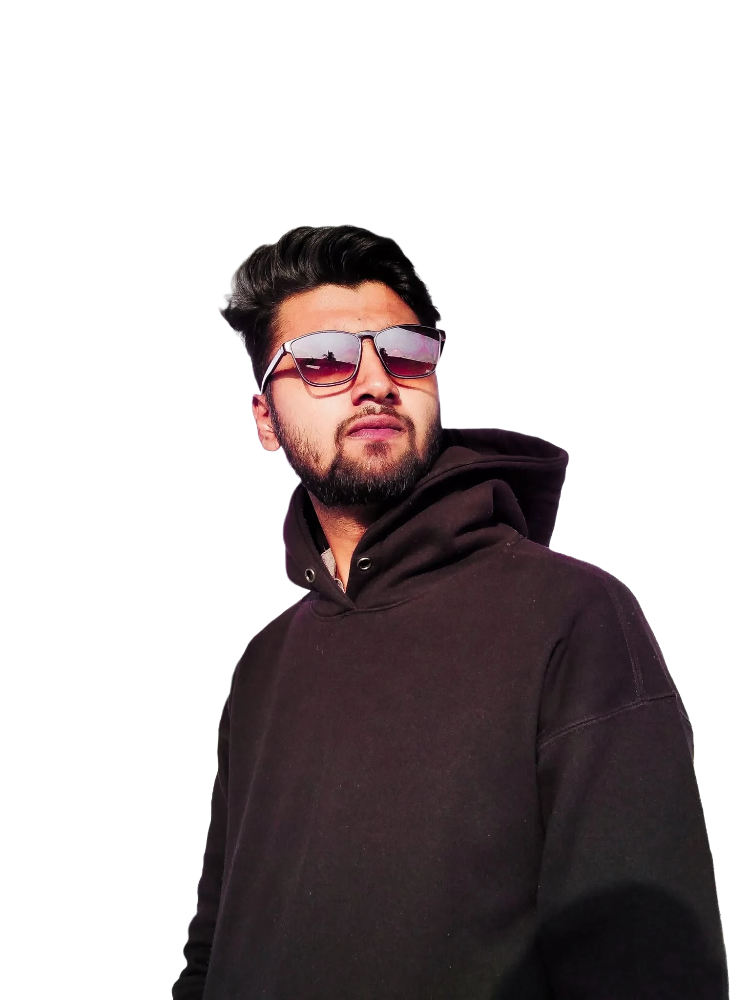 Portrait of Mir Ahadul Islam — author, filmmaker, musician
